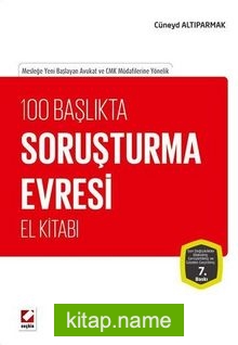 100 Başlıkta Soruşturma Evresi El Kitabı