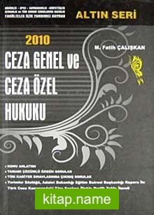 2010 Ceza Genel ve Ceza Özel Hukuku