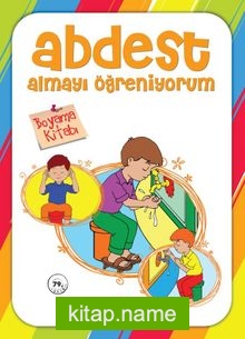 Abdest Almayı Öğreniyorum / Erkek (Boyama) 3-7 Yaş