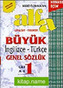 Alfa Büyük İng.-Tr.Genel Sözlük 450.000 kelime 3 Cilt (Tk.)