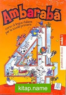 Ambaraba 4 (Çalışma Kitabı) Çocuklar için İtalyanca (6-10 yaş)