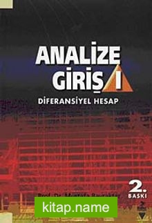 Analize Giriş  Diferansiyel Hesap