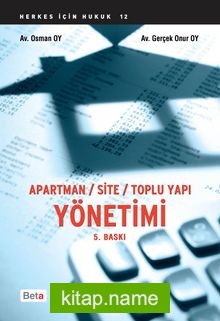 Apartman-Site-Toplu Yapı Yönetimi