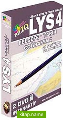 BİL IQ LYS-4 Tarih-Coğrafya-Felsefe Hazırlık İnteraktif 2 Dvd