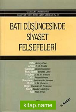 Batı Düşüncesinde Siyaset Felsefesi