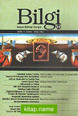 Bilgi Sosyal Bilimler Dergisi Sayı: 10 2005/1