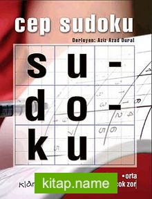 Cep Sudoku Kolay-Orta-Zor-Çok Zor