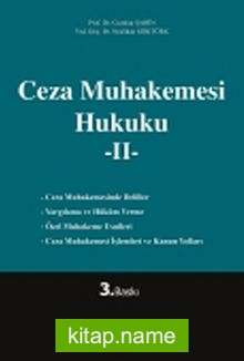 Ceza Muhakemesi Hukuku II