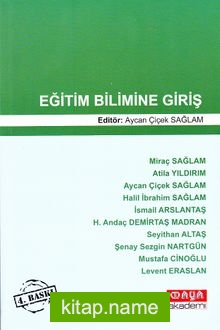 Eğitim Bilimine Giriş (Yrd. Doç. Dr. Aycan Çiçek Sağlam)