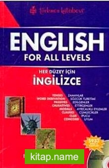 English for All Levels-Her Düzey İçin İngilizce