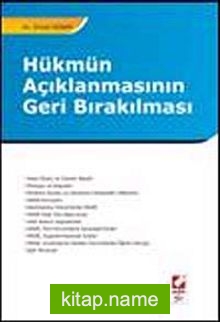 Hükmün Açıklanmasının Geri Bırakılması / Erhan Günay