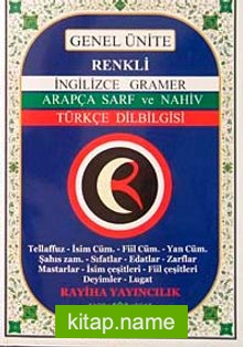 İngilizce Gramer Arapça Sarf ve Nahiv Türkçe Dilbilgisi (Genel Ünite)