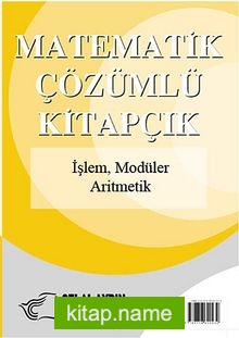 İşlem, Modüler Aritmetik / Matematik – Çözümlü Kitapçık