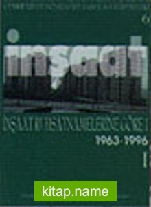 İstanbul İstatistikleri İnşaat, 1963-1996 Cilt 2