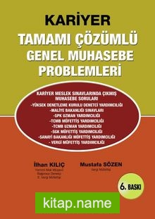 Kariyer Tamamı Çözümlü Genel Muhasebe Problemleri