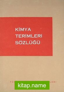 Kimya Terimleri Sözlüğü (1-A-6)