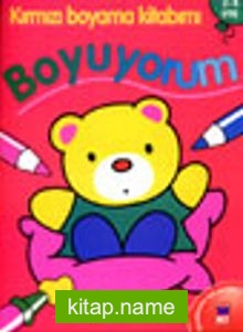 Kırmızı Boyama Kitabımı Boyuyorum (2-4Yaş)