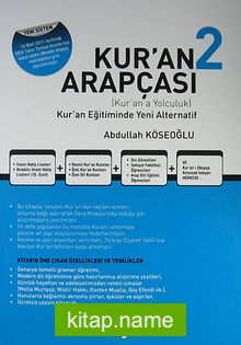 Kur’an Arapçası 2 +Kur’an Arapçası Çözüm Kitabı Kur’an Eğitiminde Yeni Alternatif