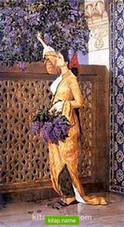 Leylak Toplayan Kız / Osman Hamdi Bey (OHB 009-60×110) (Çerçevesiz)