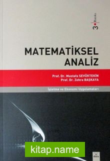 Matematiksel Analiz  İşletme ve Ekonomi Uygulamaları