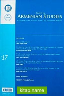 Number 17 2008-Review of Armenian Studies