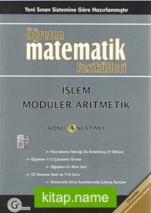Öğreten Matematik Fasikülleri  İşlem Modüler Aritmetik / Konu Anlatımlı