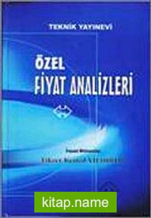 Özel Fiyat Analizleri