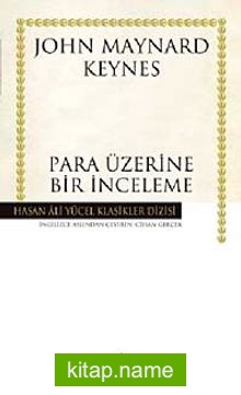 Para Üzerine Bir İnceleme (Ciltli)