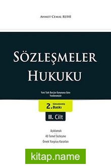 Sözleşmeler Hukuku (2 Cilt)