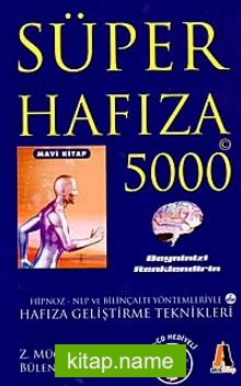 Süper Hafıza 5000 Beyninizi Renklendirin Mavi Kitap