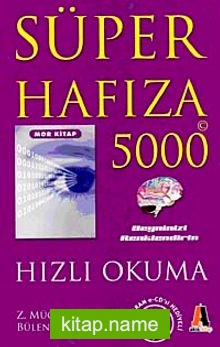 Süper Hafıza 5000 Beyninizi Renklendirin Mor Kitap