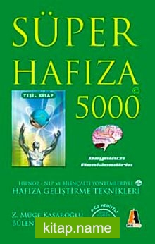 Süper Hafıza 5000 Beyninizi Renklendirin Yeşil Kitap