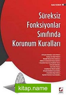 Süreksiz Fonksiyonlar Sınıfında Korunum Kuralları