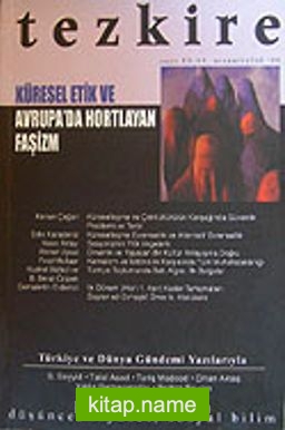Tezkire-Küresel Etik Avrupa’da Hortlayan Faşizm / Sayı:43-44 Nisan Eylül-2006