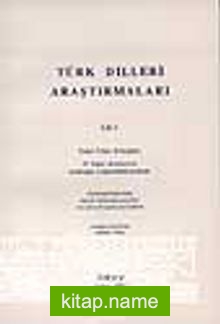 Türk Dilleri Araştırmaları 1993 cilt 3