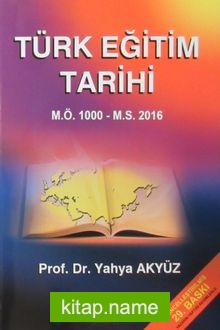 Türk Eğitim Tarihi  M.Ö. 1000 M.S. 2016