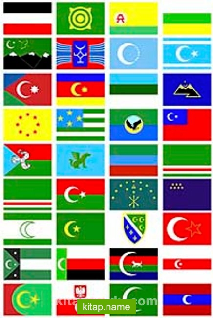 Türk Toplulukları Bayrakları (36Adet ) (20×30)