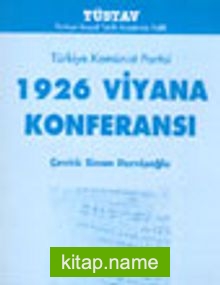 Türkiye Komünist Partisi 1926 Viyana Konferansı