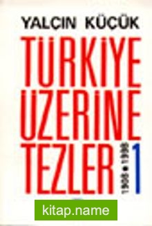 Türkiye Üzerine Tezler 1908-1998 1