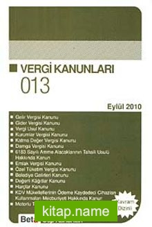 Vergi Kanunları / Cep Kitapları 013