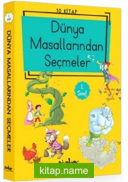 1. Sınıf Dünya Masallarından Seçmeler (10 Kitaplık Set – Düz Yazılı)