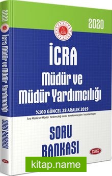 2020 İcra Müdür ve Müdür Yardımcılığı Soru Bankası