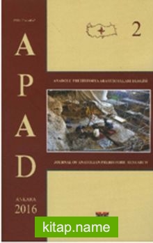 Anadolu Prehistorya Araştırmaları 2 / APAD 2016