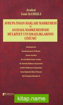 Avrupa İnsan Hakları Mahkemesi ve Anayasa Mahkemesinde Mülkiyet Uyuşmazlıklarının Çözümü