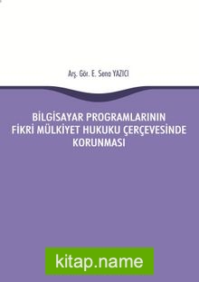 Bilgisayar Programlarının Fikri Mülkiyet Hukuku Çerçevesinde Korunması