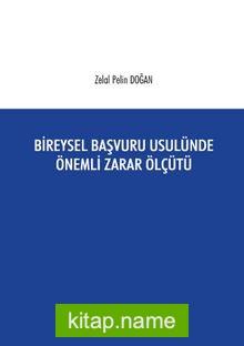 Bireysel Başvuru Usulünde Önemli Zarar Ölçütü