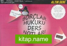 Borçlar Hukuku Ders Notları / Özel Hükümler