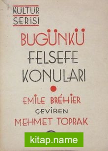 Bugünkü Felsefe Konuları (2-F-69)