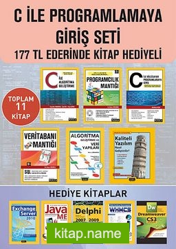 C ile Programlamaya Giriş Seti (11 Kitap)