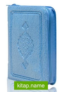 Cep Boy Kur’an-ı Kerim (Mavi Renk, Kılıflı, Mühürlü)